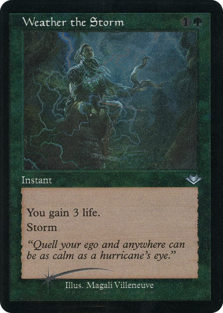 Weather the Storm (Retro Frame) (Foil Etched) card image