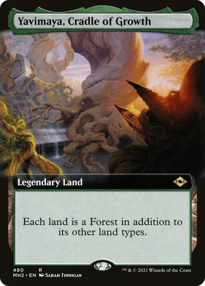 Yavimaya, Cradle of Growth (Extended Art) card image