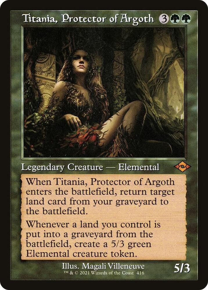 Titania, Protector of Argoth (Retro Frame) card image