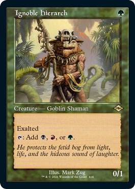 Ignoble Hierarch (Retro Frame) (Foil Etched) card image