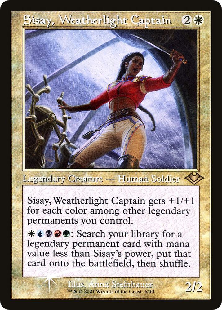 Sisay, Weatherlight Captain (Retro Frame) card image