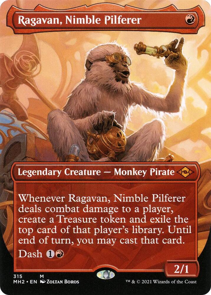 Ragavan, Nimble Pilferer (Borderless) card image