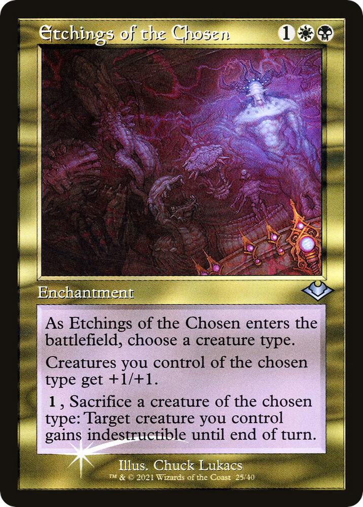 Etchings of the Chosen (Retro Frame) card image
