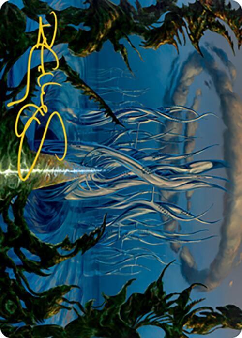 Tanglepool Bridge Art Card (Gold-Stamped Signature) card image