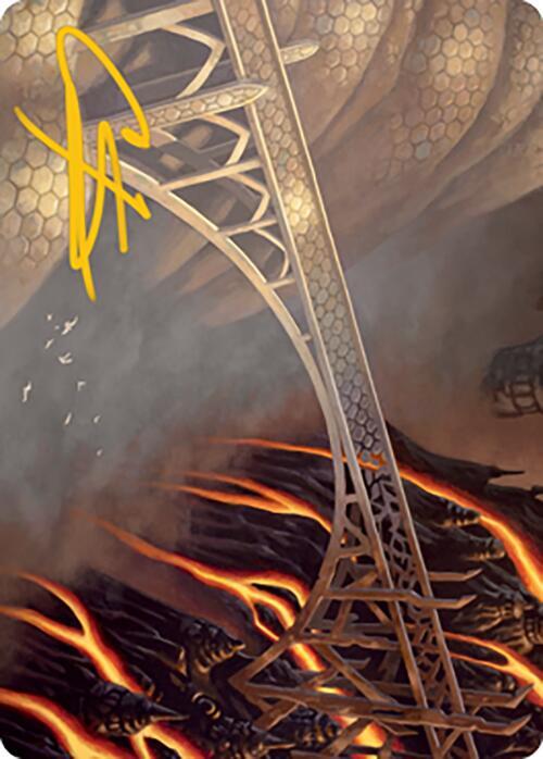 Rustvale Bridge Art Card (Gold-Stamped Signature) card image