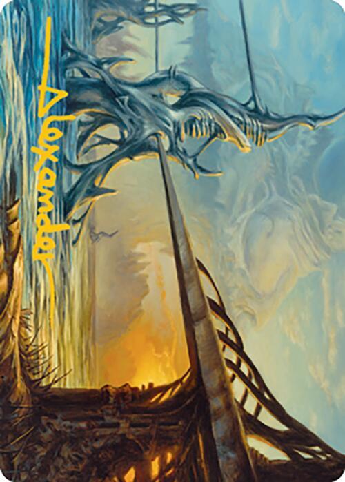 Razortide Bridge Art Card (Gold-Stamped Signature) card image
