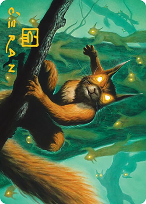 Chatterstorm Art Card (Gold-Stamped Signature) card image
