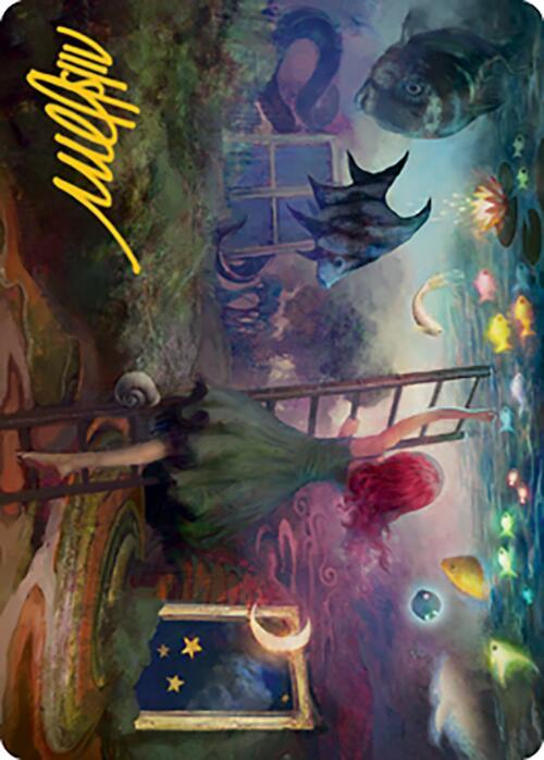 Lucid Dreams Art Card (Gold-Stamped Signature) card image
