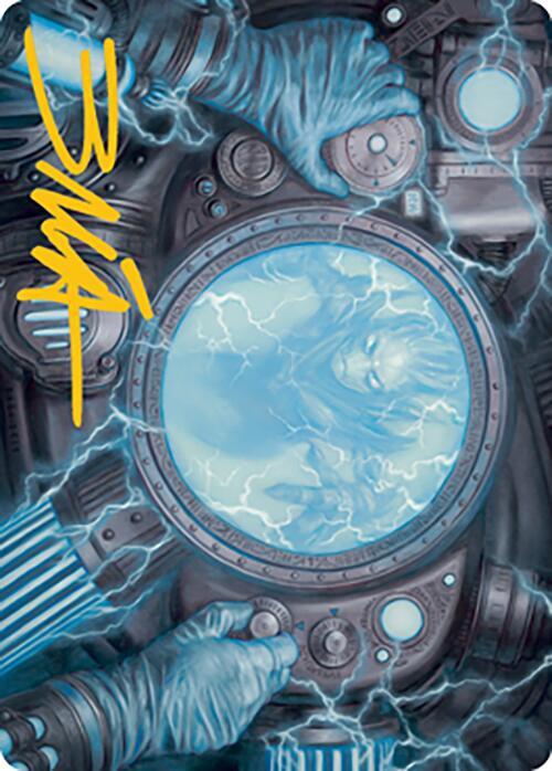 Recalibrate Art Card (Gold-Stamped Signature) card image