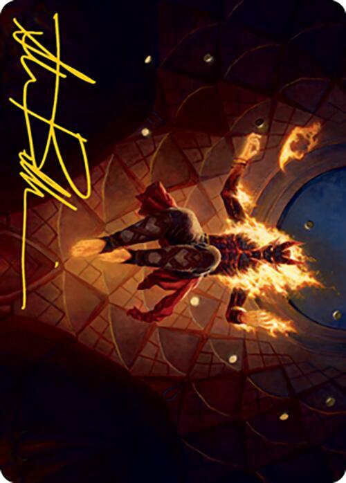 Yusri, Fortune's Flame Art Card (Gold-Stamped Signature) card image