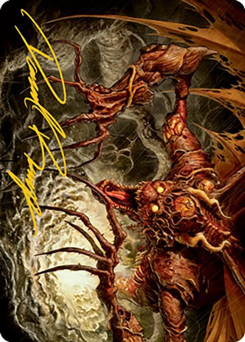 Archfiend of Sorrows Art Card (Gold-Stamped Signature) card image