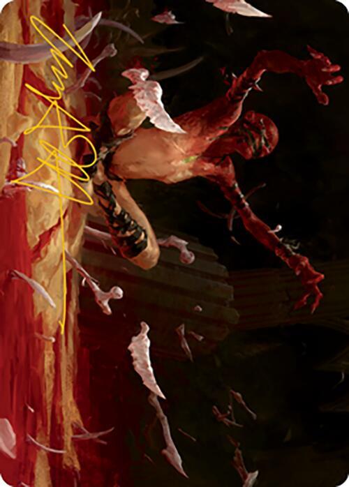 Bone Shards Art Card (Gold-Stamped Signature) card image