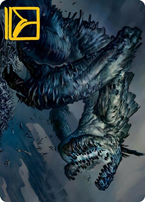 Necrogoyf Art Card (Gold-Stamped Signature) card image
