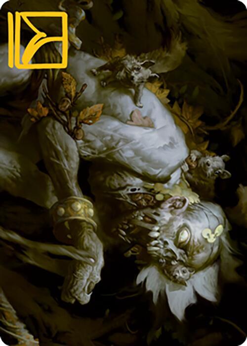 Nested Shambler Art Card (Gold-Stamped Signature) card image