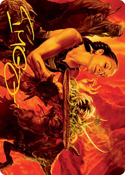 Chef's Kiss Art Card (Gold-Stamped Signature) card image