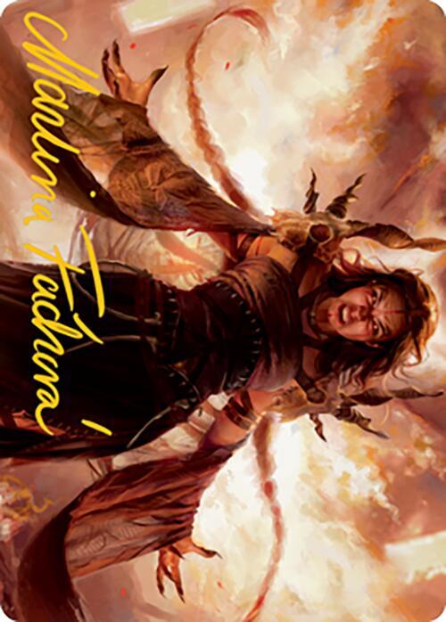 Dragon's Rage Channeler Art Card (Gold-Stamped Signature) card image