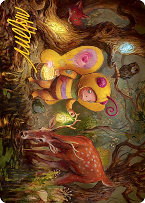 Glimmer Bairn Art Card (Gold-Stamped Signature) card image