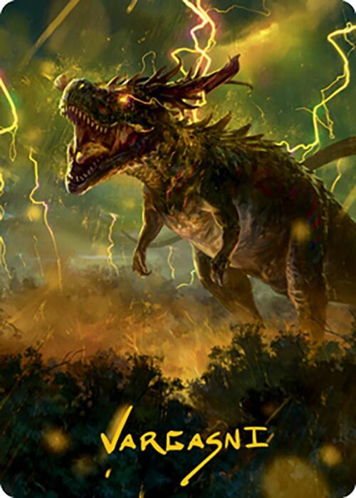 Thrasta, Tempest's Roar Art Card (42/81) (Gold-Stamped Signature) card image