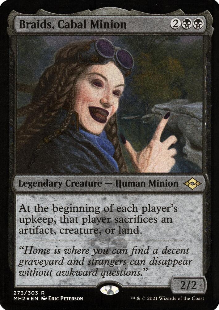 Braids, Cabal Minion (Foil Etched) card image