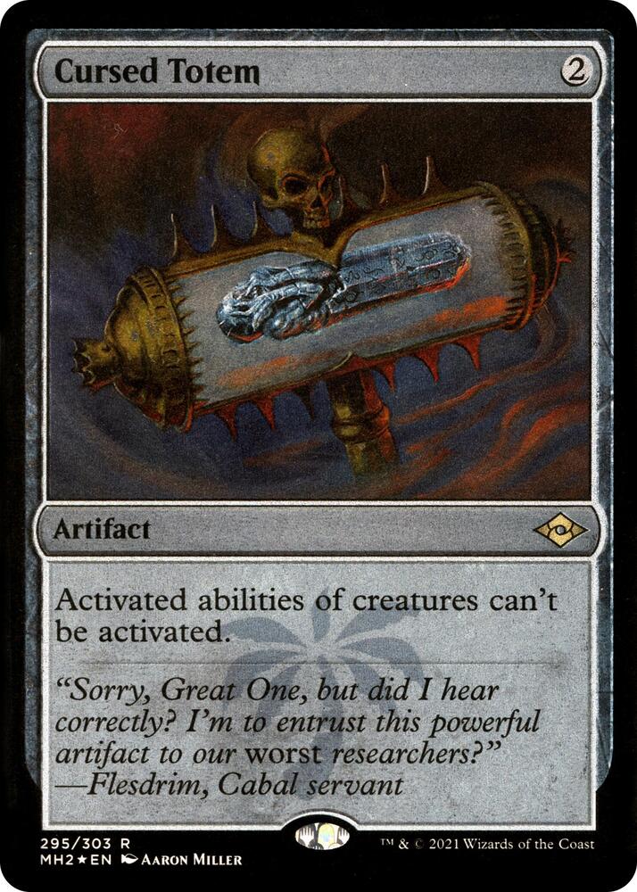 Cursed Totem (Foil Etched) card image