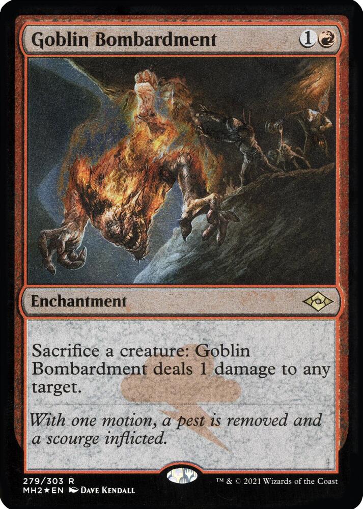 Goblin Bombardment (Foil Etched) card image
