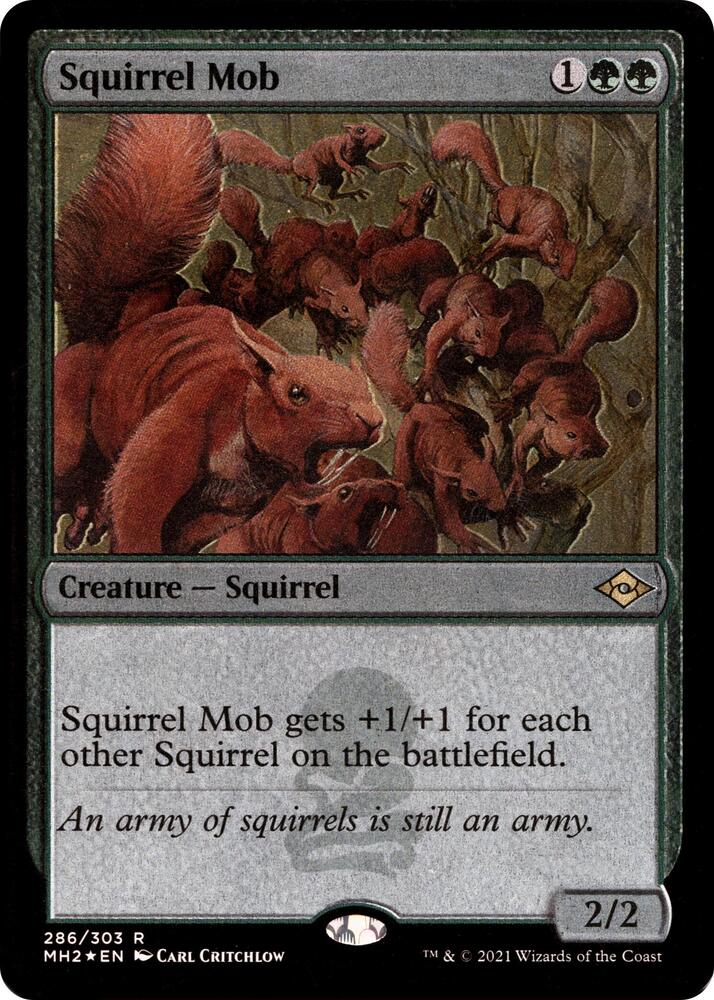 Squirrel Mob (Foil Etched) card image