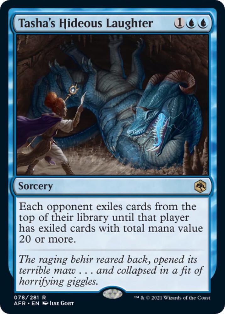 Tasha's Hideous Laughter card image