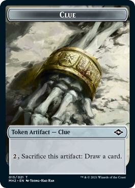 Clue (015) // Insect Double-Sided Token card image