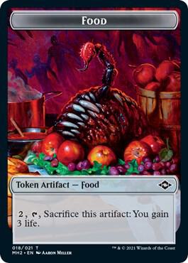 Food (018) // Construct Double-Sided Token card image