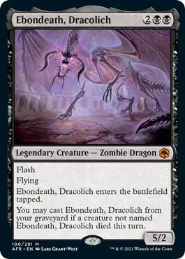Ebondeath, Dracolich card image