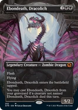 Ebondeath, Dracolich (Borderless) card image