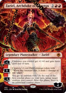 Zariel, Archduke of Avernus (Borderless) card image