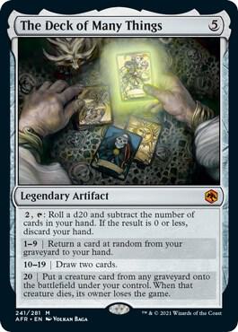 The Deck of Many Things card image