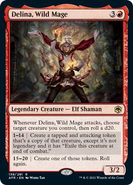 Delina, Wild Mage card image