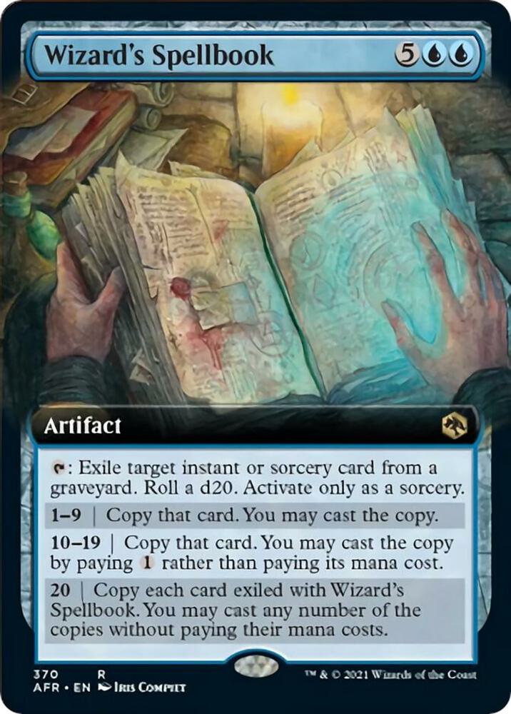 Wizard's Spellbook (Extended Art) card image