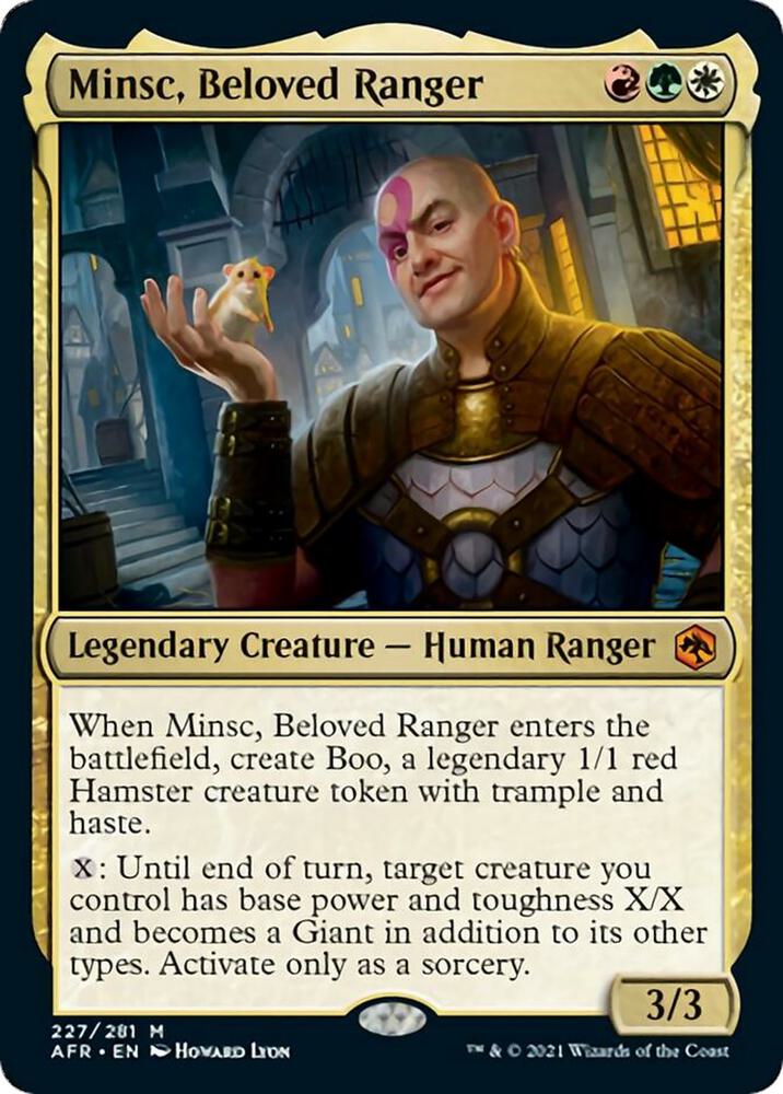 Minsc, Beloved Ranger card image