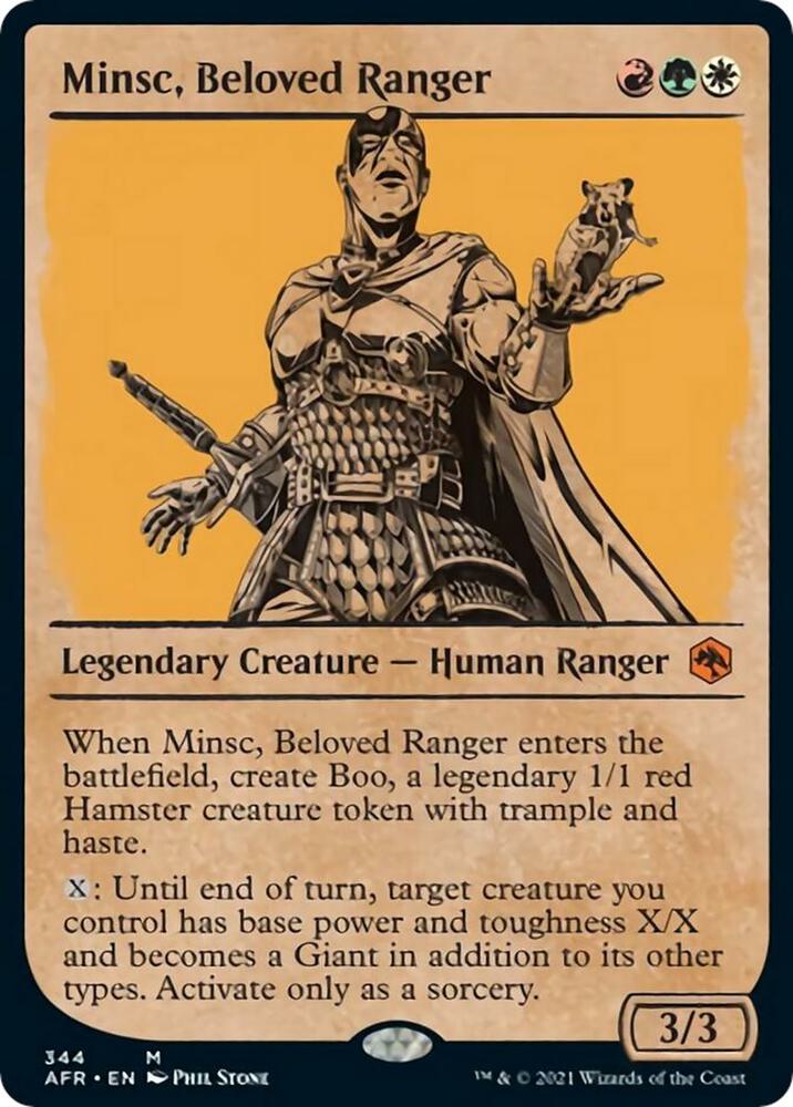 Minsc, Beloved Ranger (Showcase) card image