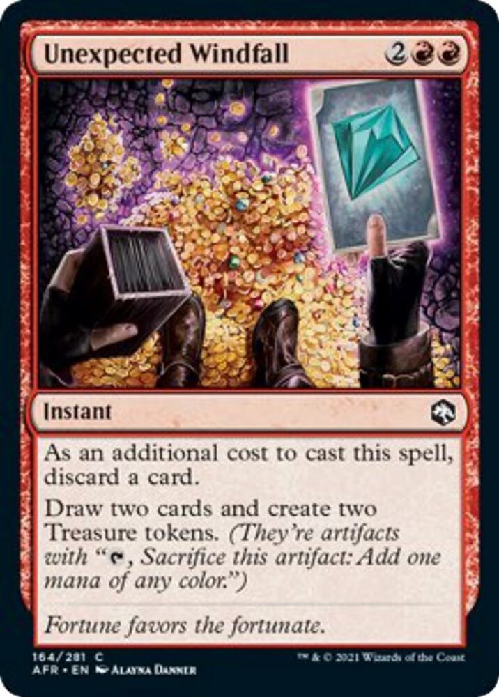 Unexpected Windfall card image