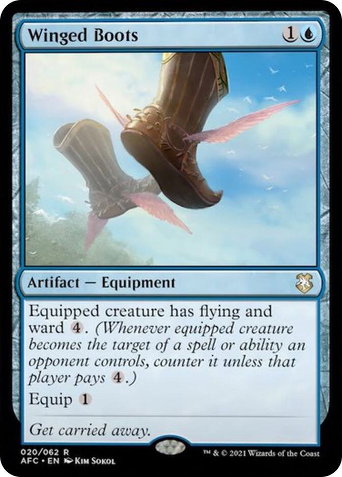 Winged Boots card image