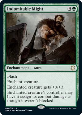 Indomitable Might card image