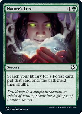 Nature's Lore card image