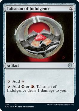 Talisman of Indulgence card image