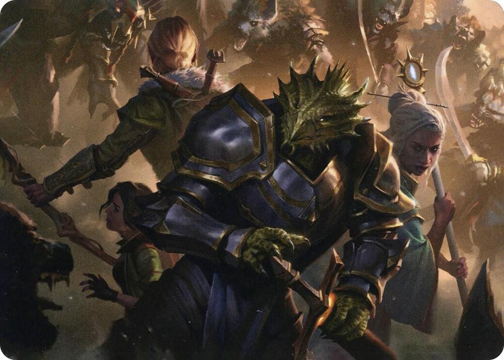 You Come to the Gnoll Camp Art Card card image