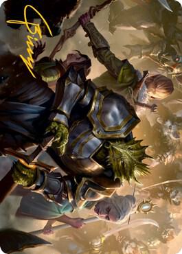 You Come to the Gnoll Camp Art Card (Gold-Stamped Signature) card image