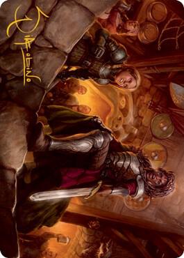 Veteran Dungeoneer Art Card (Gold-Stamped Signature) card image