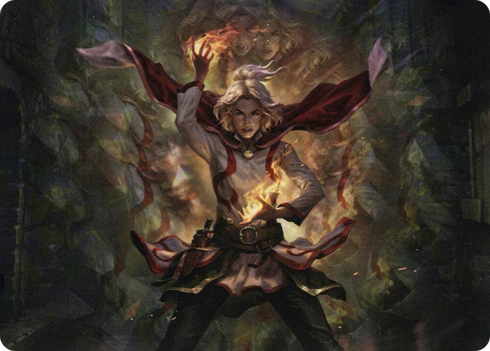 Delina, Wild Mage Art Card card image