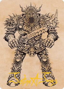Iron Golem (Showcase) Art Card (Gold-Stamped Signature) card image