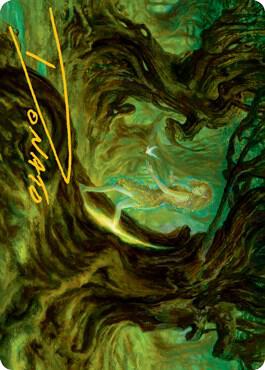 Neverwinter Dryad Art Card (Gold-Stamped Signature) card image
