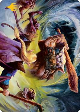 Den of the Bugbear (34/81) Art Card (Gold-Stamped) card image