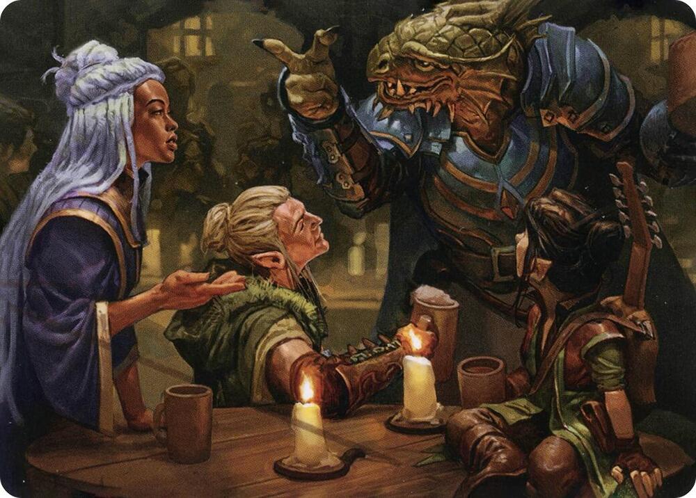 You Meet in a Tavern Art Card card image